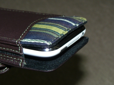 Das Blau The Slipper Leather Case for iPhone